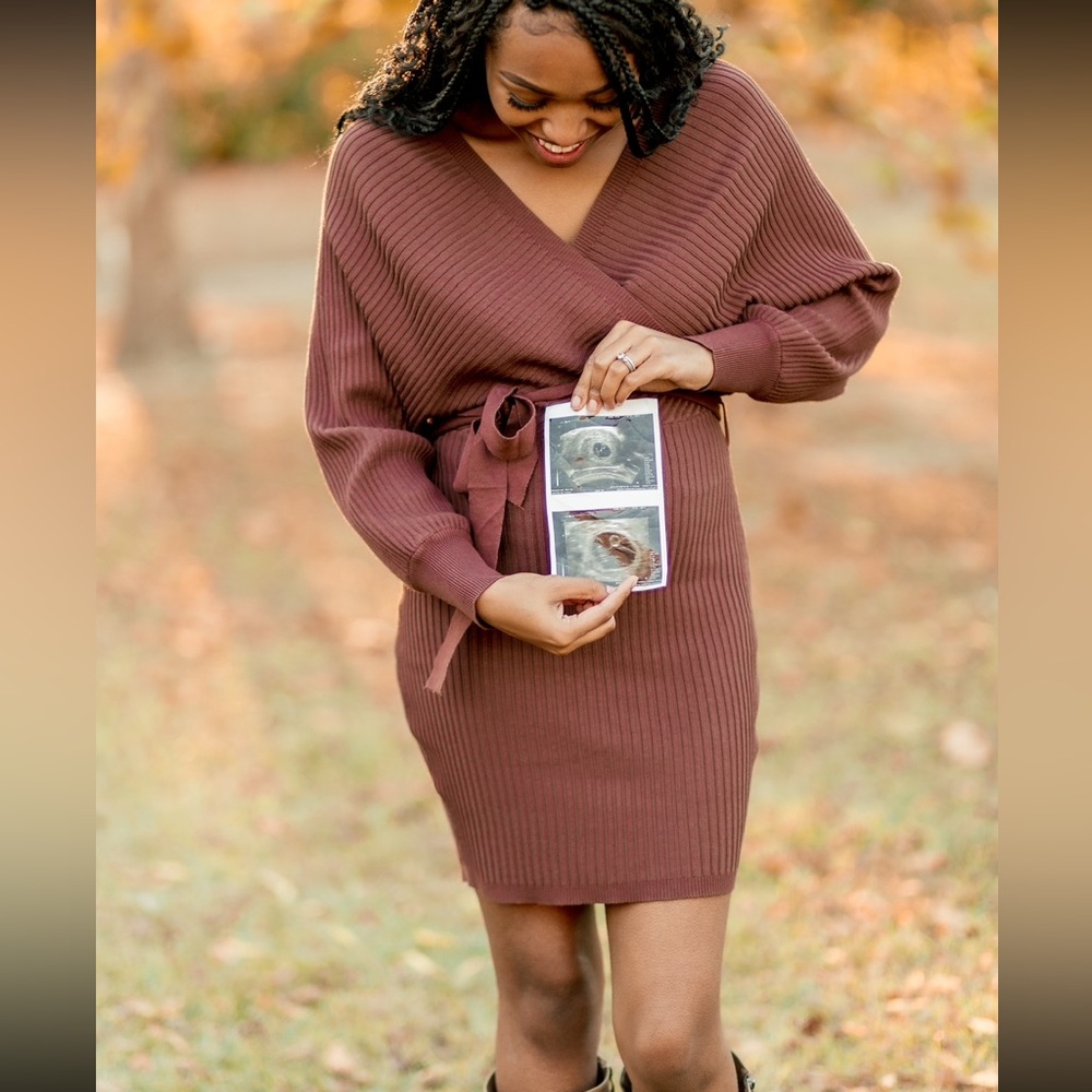 Brown Cotton Dress